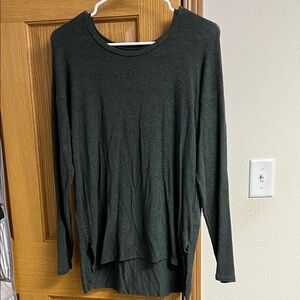 American Eagle Outfitters Dark Green Long Sleeve Top